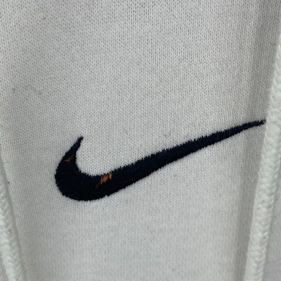 Nike Phoenix Fleece Oversized Hoodie Center Swoosh Pullover Womens Large White - Picture 10 of 10
